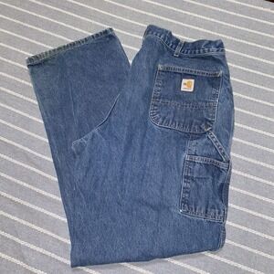 Carhartt‎ FR Cargo Blue Jeans 40x34